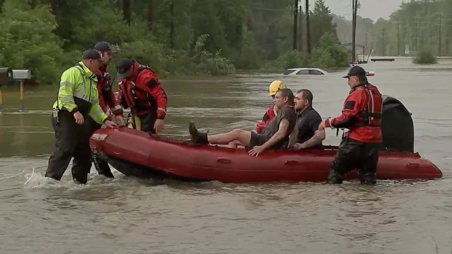 Houston area facing 'catastrophic' flood conditions as severe weather pummels Texas