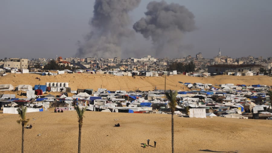 Hamas accepts Gaza cease-fire; Israel says it will continue talks but is conducting strikes in Rafah