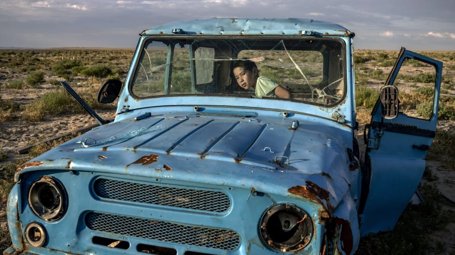 The Aral Sea has all but disappeared. But in small towns and villages, signs of life are popping up