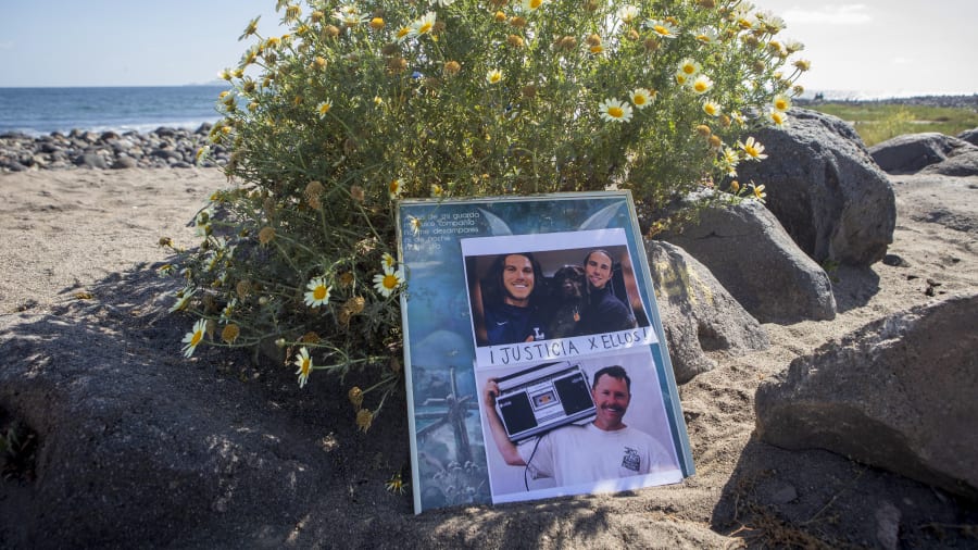 Mother of Australian surfers killed in Mexico gives moving tribute to sons at San Diego beach