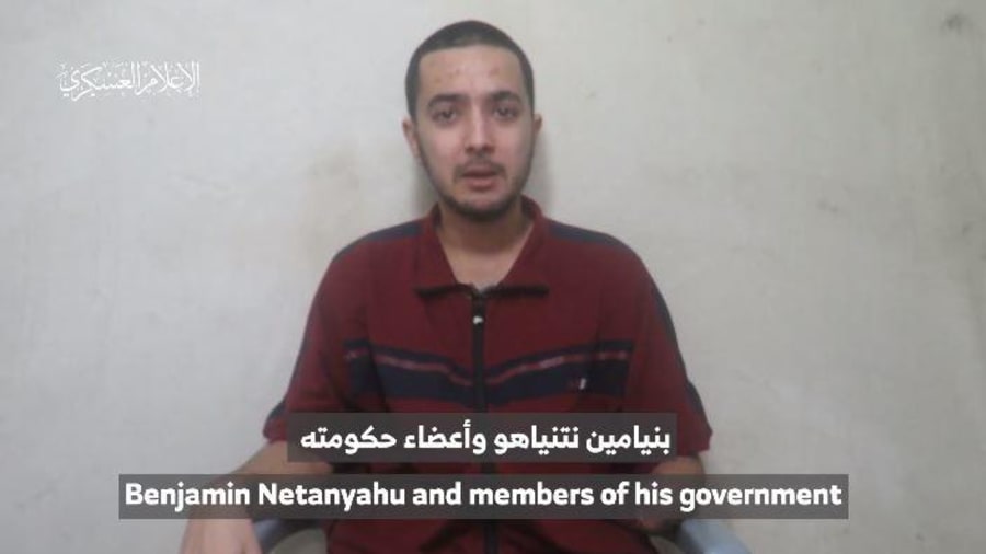 Hamas releases video of Israeli-American hostage Hersh Goldberg-Polin