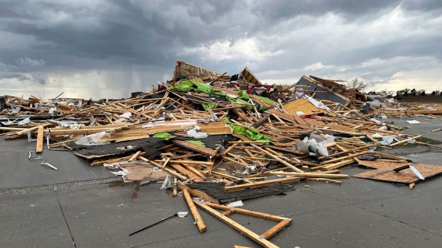 Millions in Midwest under storm watches as Nebraska, Iowa reel from devastating tornadoes