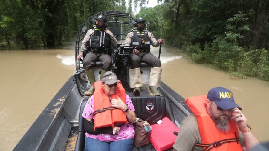 Young boy dies in Texas floodwaters as authorities make more than 200 rescues across state