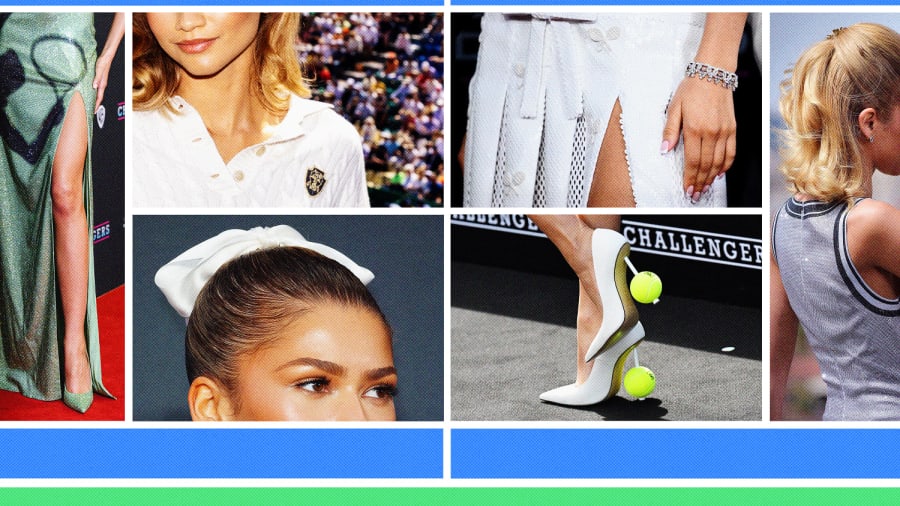Tennis ball heels and racket skirt: Zendaya’s red carpet looks fuel ‘tenniscore’ fashion