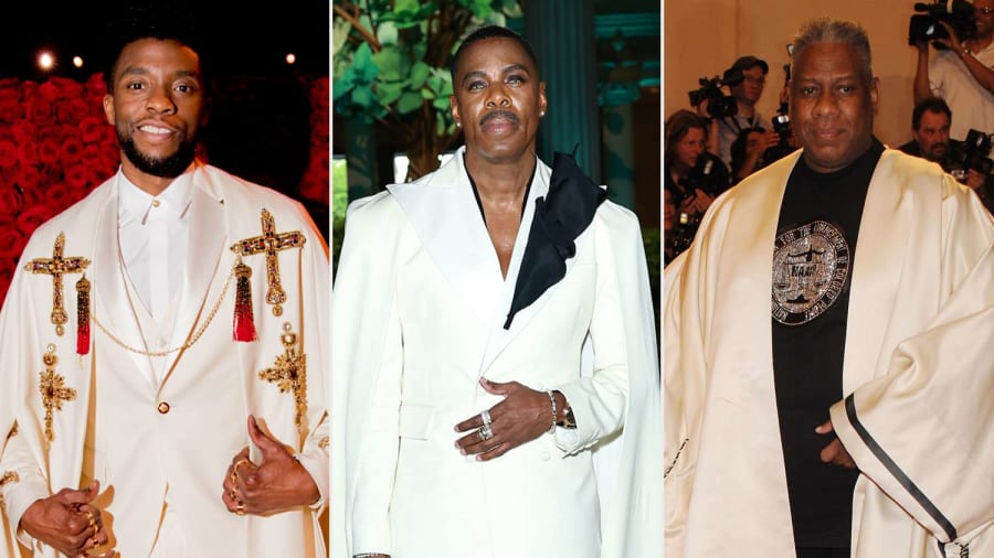 Colman Domingo Honors Late Stars Chadwick Boseman and André Leon Talley with 2024 Met Gala Look