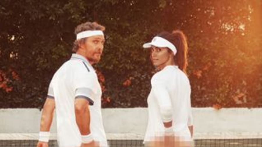Camila and Matthew McConaughey play pickleball pantless for their tequila company: Watch