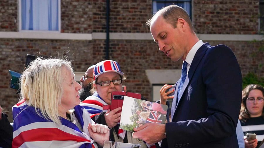 Prince William shares surprise update on Kate and their children during impromptu walkabout