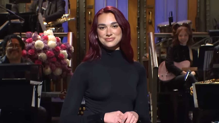 Dua Lipa's 'SNL' monologue nods to Kristi Noem shooting her puppy, as Jerry Seinfeld, Troye Sivan cameo on show