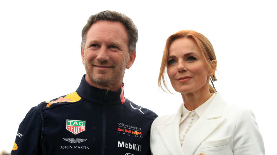 Geri Horner in Bahrain for Grand Prix to watch husband Christian’s Red Bull team
