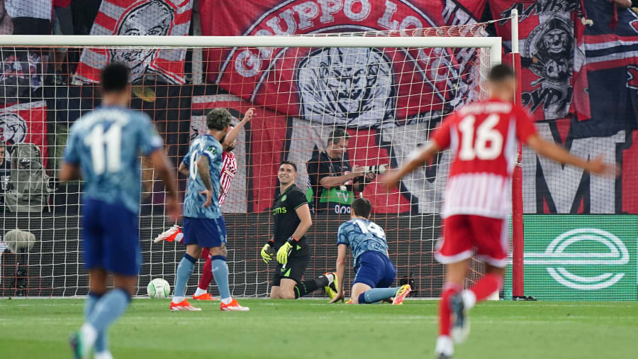 Aston Villa’s European dream dies in Athens after Olympiacos defeat