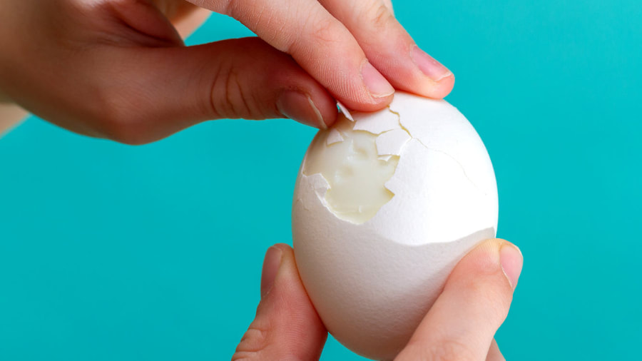 Hate peeling hard-boiled eggs? Here's how to make it easier