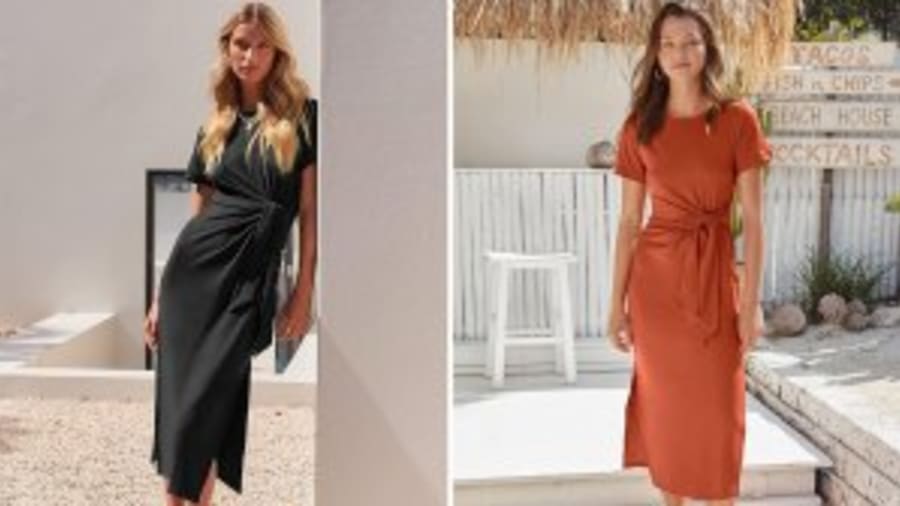 13 Loose and Comfortable Midi Dresses to Wear on the Airplane