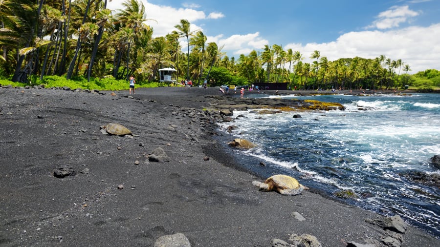 Hawaii's famous black sand beach could become a resort area