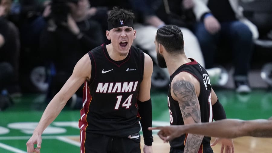 NBA playoffs: Heat sets franchise playoff record for 3-pointers in series-tying win over Celtics