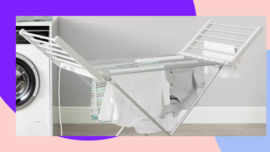 Argos's popular heated clothes airer is only £55