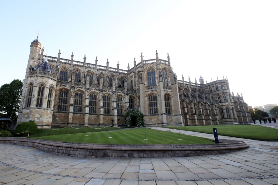 St. George's Chapel, Windsor Castle, where the funeral of Prince Philip is set to take place. (Chris Jackson / Getty Images)