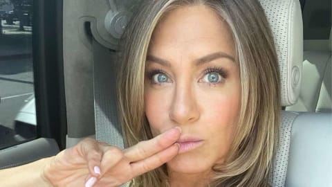 Jennifer Aniston shares cute puppy pics and workout photos in rare Instagram photo dump