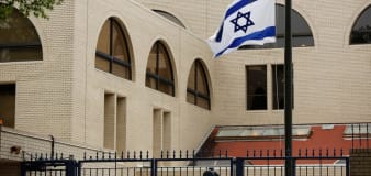 Active-duty airman sets himself on fire outside Israeli Embassy, Air Force confirms