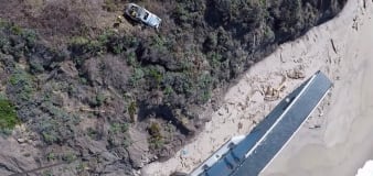 Man rescued 2 days after car rolls down Big Sur cliffside