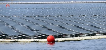 NJ utilities float solar panels on reservoir