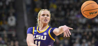 Hailey Van Lith is headed to TCU for a final season after a 1-year run with LSU
