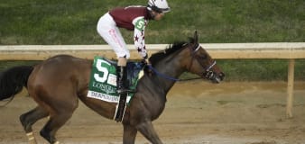 Filly Thorpedo Anna wires the field in soggy 150th Kentucky Oaks at Churchill Downs