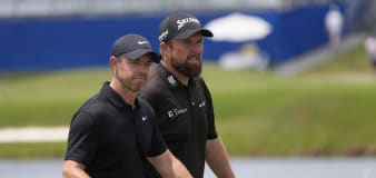 Rory McIlroy and Shane Lowry remain tied for lead lead in the Zurich Classic of New Orleans