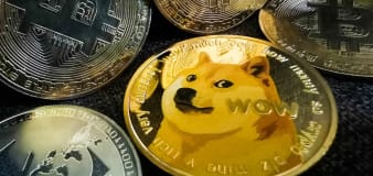 Dogecoin surges 18% as the meme coin's $31B valuation eclipses Deutsche Bank