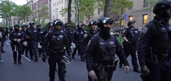 NYPD mobilizes outside Columbia University after Adams warns protesters to leave now