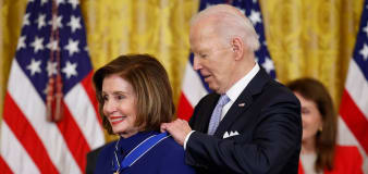 Biden presents Medal of Freedom to key political allies, civil rights leaders, celebrities and politicians