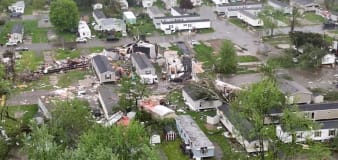 Destructive tornadoes and storms pummel Michigan Tuesday, and millions more face a similar threat Wednesday