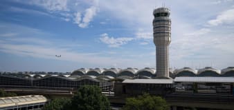 Collision narrowly avoided at Reagan National Airport after two jets were cleared onto the same runway