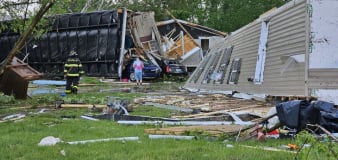 Several twisters hit Michigan, where 1 city declare tornado emergency