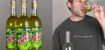 Man turns Mountain Dew into wine with just 3 ingredients