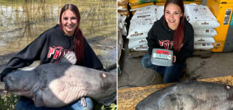 Teen may have set Ohio fishing record for 101-pound blue catfish: 'Bigger than we ever imagined'