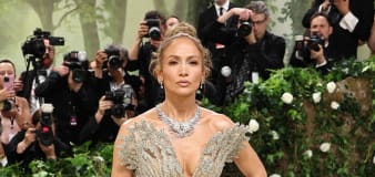 Jennifer Lopez shines in transparent gown dripping with crystals at the Met Gala