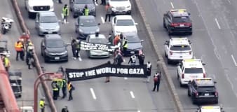 Gaza war protesters shut down Golden Gate Bridge, block traffic in other cities