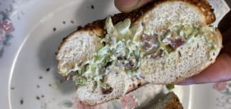 I tried the viral chopped bagel sandwich and it tastes like it came from a fancy deli