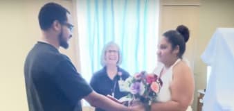 Pregnant woman gets married at Florida hospital while in labor: 'It all happened so fast'