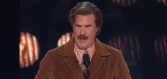 Ron Burgundy returns! Will Ferrell reprises 'Anchorman' role to roast Tom Brady