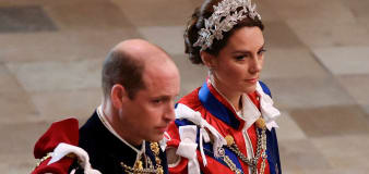 Inside 'awkward scene' when Kate Middleton and Prince William arrived late to King Charles' coronation