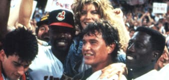 Why Rene Russo had to have her hands tied down while filming 'Major League,'  according to director