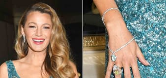 Blake Lively Dazzles in 50+ Carats of Tiffany & Co. Diamonds — Including a 12-Carat Necklace Worn on Her Hand!