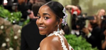 Ayo Edebiri Makes Met Gala Debut in a Backless Floral Gown and 'Fresh, Glowy Skin' (Exclusive)