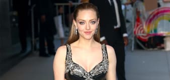 Amanda Seyfried Wears Bedazzled Bra for Red Carpet Date Night with Husband Thomas Sadoski