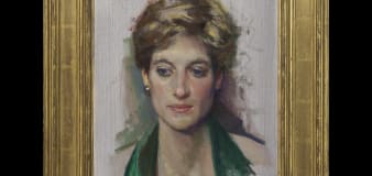 Rare portrait of Princess Diana goes on display