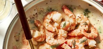 José Andrés’ shrimp with dill sauce brings Greek flavors to your table in 20 minutes