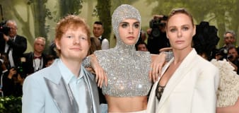 British stars Ed Sheeran and Cara Delevingne support sustainability at Met Gala
