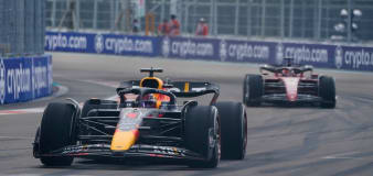 Max Verstappen survives late Charles Leclerc onslaught to win Miami Grand Prix