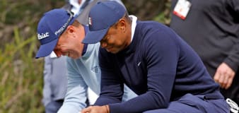 Tiger Woods gives tampon to playing partner Thomas